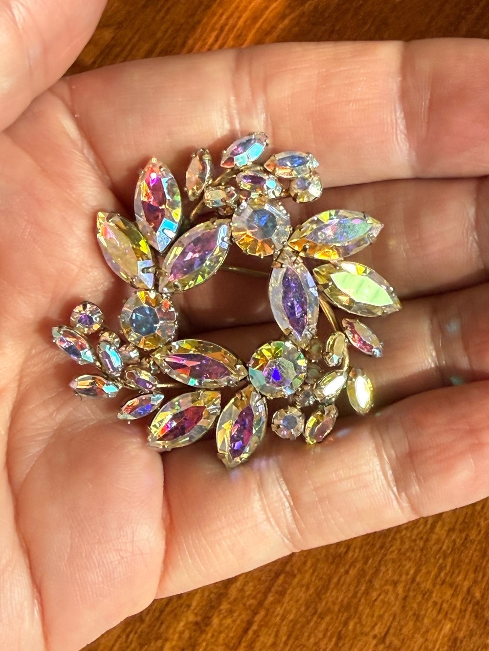 Sherman Rhinestone Brooch